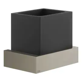 Склянка для зубних щіток Inverso Gessi 20808-149 Finox Brushed Nickel — вид спереду