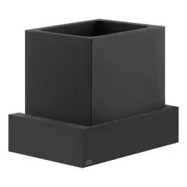 Склянка для зубних щіток Inverso Gessi 20808-299 Matte Black — вид спереду