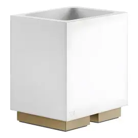 Склянка для зубних щіток Inverso Gessi 20831-726 Warm Bronze Br. PVD — вид спереду