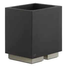 Склянка для зубних щіток Inverso Gessi 20832-149 Finox Brushed Nickel — вид спереду