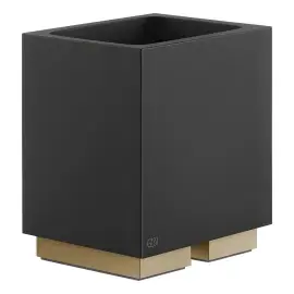 Склянка для зубних щіток Inverso Gessi 20832-761 Coffee Bronze Brushed PVD — вид спереду