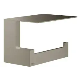 Тримач для туалетного паперу Inverso Gessi 20849-149 Finox Brushed Nickel — вид спереду