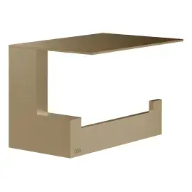 Тримач для туалетного паперу Inverso Gessi 20849-726 Warm Bronze Br. PVD — вид на білому тлі