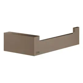 Тримач для туалетного паперу Inverso Gessi 20855-761 Coffee Bronze Brushed PVD — вид на білому тлі