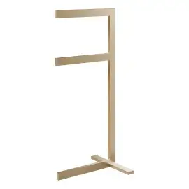 Тримач для рушників Inverso Gessi 20939-726 Warm Bronze Br. PVD — вид на білому тлі