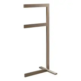 Тримач для рушників Inverso Gessi 20939-761 Coffee Bronze Brushed PVD — вид на білому тлі