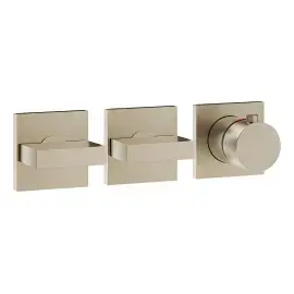 Змішувач для душу Inverso Gessi 44334-149 Finox Brushed Nickel — вид спереду