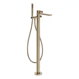 Змішувач для ванни Inverso Gessi 73528-149 Finox Brushed Nickel — вид спереду