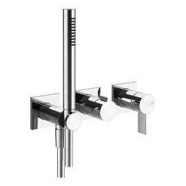 Змішувач для душу Inverso Gessi 73536-031 Chrome — вид на білому тлі