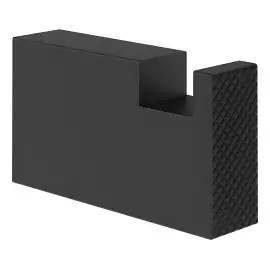 Гачок Inverso Gessi 73621-299 Matte Black — вид спереду