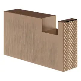 Гачок Inverso Gessi 73621-761 Coffee Bronze Brushed PVD — вид спереду
