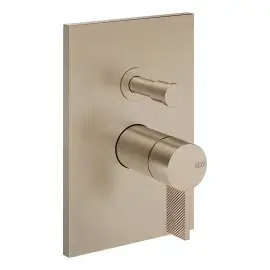 Змішувач для душу Inverso Gessi 73679-149 Finox Brushed Nickel — вид спереду
