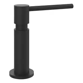 Дозатор рідкого мила Dispenser Oxygene Gessi 29651-299 Black XL — вид на білому тлі