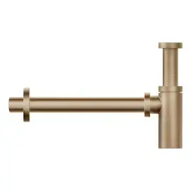 Сифон для раковини Gessi Gessi 01377-726 Warm Bronze Br. PVD — вид на білому тлі
