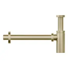 Сифон для раковини Gessi Gessi 01377-727 Brass Brushed PVD — вид на білому тлі