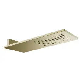 Верхній душ Ventaglio Gessi 33095-727 Brass Brushed PVD — вид спереду