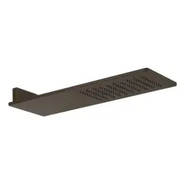 Верхній душ Ventaglio Gessi 33095-845 Dark Bronze — вид на білому тлі