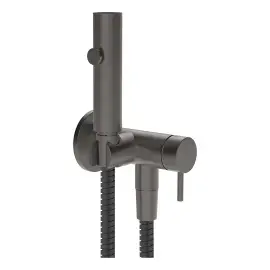 Гігієнічний душ Tondo Gessi 45131-707 BLACK METAL BR. PVD — вид на білому тлі