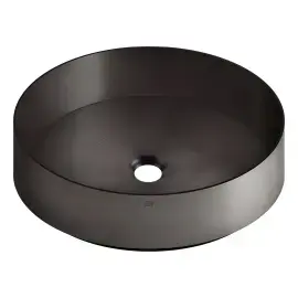 Раковина Gessi316 Gessi 54601-707 BLACK METAL BR. PVD — вид спереду