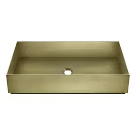Раковина Gessi316 Gessi 54606-727 Brass Brushed PVD — вид на білому тлі