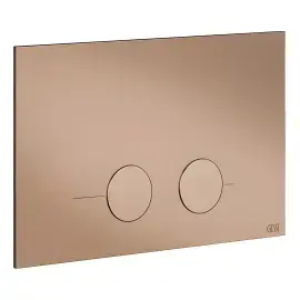 Змивна клавіша Gessi Gessi 54611-030 COPPER PVD — вид на білому тлі