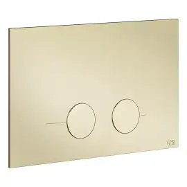 Змивна клавіша Gessi Gessi 54611-710 Brass PVD — вид спереду