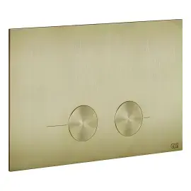 Змивна клавіша Gessi Gessi 54611-727 Brass Brushed PVD — вид на білому тлі