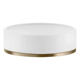 Мильниця Ventaglio Gessi 58525-726 Warm Bronze Br. PVD — вид спереду