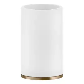 Склянка для зубних щіток Ventaglio Gessi 58531-726 Warm Bronze Br. PVD — вид спереду