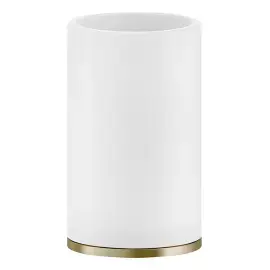 Склянка для зубних щіток Ventaglio Gessi 58531-727 Brass Brushed PVD — бічний ракурс