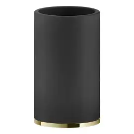 Склянка для зубних щіток Ventaglio Gessi 58532-710 Brass PVD — вид на білому тлі