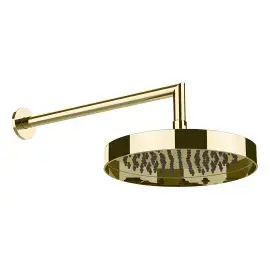 Верхній душ Tondo Gessi 63045-710 Brass PVD — вид на білому тлі
