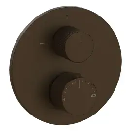 Змішувач для душу Ventaglio Gessi 63141-845 Dark Bronze — вид на білому тлі