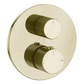 Змішувач для душу Ventaglio Gessi 63143-710 Brass PVD — вид спереду