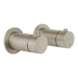 Змішувач для душу Ventaglio Gessi 63333-149 Finox Brushed Nickel — вид спереду