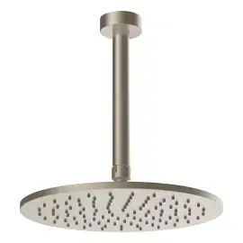 Верхній душ Ventaglio Gessi 63352-149 Finox Brushed Nickel — вид спереду