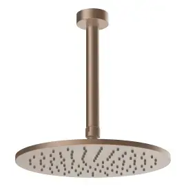 Верхній душ Ventaglio Gessi 63352-708 Copper Brushed PVD — вид спереду
