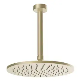 Верхній душ Ventaglio Gessi 63352-727 Brass Brushed PVD — вид спереду