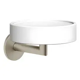 Мильниця Ventaglio Gessi 63601-149 Finox Brushed Nickel — вид спереду