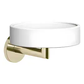 Мильниця Ventaglio Gessi 63601-710 Brass PVD — вид на білому тлі