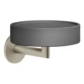 Мильниця Ventaglio Gessi 63602-149 Finox Brushed Nickel — вид на білому тлі