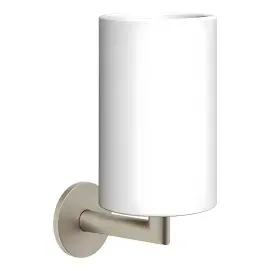 Склянка для зубних щіток Ventaglio Gessi 63607-149 Finox Brushed Nickel — вид на білому тлі