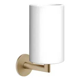 Склянка для зубних щіток Ventaglio Gessi 63607-726 Warm Bronze Br. PVD — вид спереду