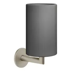 Склянка для зубних щіток Ventaglio Gessi 63608-149 Finox Brushed Nickel — вид на білому тлі
