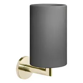 Склянка для зубних щіток Ventaglio Gessi 63608-710 Brass PVD — вид на білому тлі