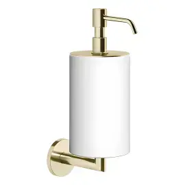 Дозатор для рідкого мила Ventaglio Gessi 63613-710 Brass PVD — вид спереду