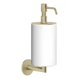 Дозатор для рідкого мила Ventaglio Gessi 63613-727 Brass Brushed PVD — вид спереду
