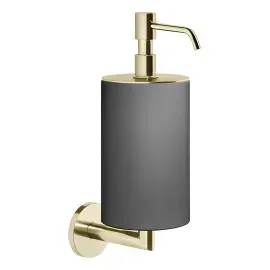 Дозатор для рідкого мила Ventaglio Gessi 63614-710 Brass PVD — вид спереду