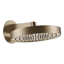 Верхній душ Ventaglio Gessi 66049-149 Finox Brushed Nickel — вид спереду