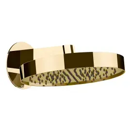 Верхній душ Ventaglio Gessi 66049-710 Brass PVD — вид на білому тлі